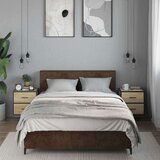 vidaXL Zidni noćni ormarići 2 kom sonoma hrast 40x31x39,5 cm | shoptok.hr