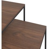  2-dijelni set stolića za kavu od konstruiranog drva i metala | shoptok.hr
