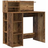  Stol s policom Staro drvo 90 x 48 x 101,5 cm Konstruirano drvo | shoptok.hr