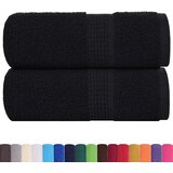 Ručnici za pranje FROGN 2 kom. Crne 30x30 cm 360 g/m² | Shoptok.si