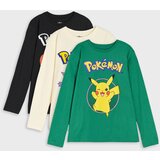 Sinsay Paket od 3 majica s dugim rukavima Pokémon | shoptok.hr