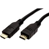 Value HDMI priključni kabel HDMI-A vtič\, HDMI-A vtič 20.00 m črna 14.99.3453 #####4K UHD\, zaščiten\, aktivno z ojačitvijo signala HDMI kabel, (20415252) | Shoptok.si