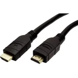 HDMI priključni kabel HDMI-A vtič\, HDMI-A vtič 20.00 m črna 14.99.3453 #####4K UHD\, zaščiten\, aktivno z ojačitvijo signala HDMI kabel, (20415252)