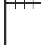  Vrh z bodicami Črna 200 x 130 cm Prašno lakirano jeklo, (5000157955) | Shoptok.si