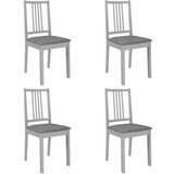  5-dijelni blagovaonski set od MDF-a sivi | shoptok.hr