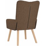  Fotelja Smeđa 63 x 67 x 94 cm Tkanina i šperploča | shoptok.hr