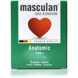 M.P.I.Pharmaceutica Masculan Anatomic anatomski kondomi pakovanje od 3 kondoma Cene'.'