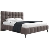 MID.YOU OBLAZINJENA POSTELJA 140 cm x 200 cm , les, tekstil, leseni material umazano rjava | Shoptok.si