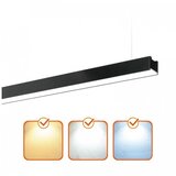  LED stropno površinsko/viseće svetlo KOLINE LED/40W/230V 3000/4000/6500K 120cm crna | Eponuda.com