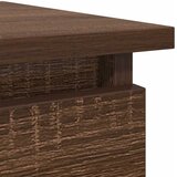  Konzolni stol s ladicama smeđi hrast 85,5x38,5x74,5 cm | shoptok.hr