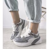 Gemre Silver sneakers on a high sole Rude | Shoptok.si