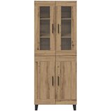 Highboard 2 kom. Umjetnički hrast 69,5 x 34 x 180 cm | shoptok.hr
