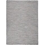 Vanjski tepih ravnog tkanja 200 x 280 cm smeđe-plava | shoptok.hr