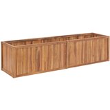  Vrtna posuda za sadnju 200 x 50 x 50 cm od masivne tikovine | shoptok.hr
