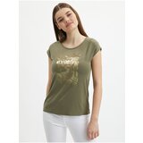 Orsay Khaki Ladies T-Shirt - Women Cene