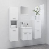  Set kupaonskog namještaja od iverice bijeli | shoptok.hr