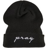 MT Accessoires Pray Embroidery Beanie Black/White | shoptok.hr