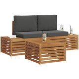  Set vanjskih sofa Prirodna i antracit 59 x 59 x 37 cm | shoptok.hr
