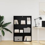  Polica Crni hrast 80 x 30 x 114 cm Konstruirano drvo | shoptok.hr