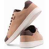 Ombre Men's shoes sneakers with combined materials - brown | shoptok.hr