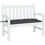  Jastuk za vrtnu klupu crni 110 x 50 x 7 cm od tkanine Oxford | shoptok.hr