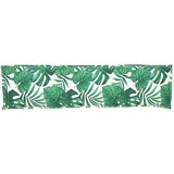 vidaXL Zunanja Blazina Vzorčna lista Bombaž, Poliester 150 x 40 x 8 cm | Shoptok.si