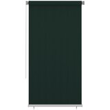  Vanjska roleta za zamračivanje 120 x 230 cm tamnozelena HDPE | Shoptok.si