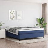 The Living Store Box spring postelja z vzmetnico modra 180x200 cm blago - Box Spring Postelja, (21512310) | Shoptok.si