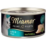 Miamor Feine Filets Naturelle 6 x 80 g - Piščanec & tuna | shoptok.hr