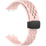 INF Zamenjava/kompatibilni deli – Huawei perforiran silikonski pašček z zložljivim zapenjalom za Band 11, 11 NFC, 11 Pro, 11 Pro NFC Pink, (5000264389) | Shoptok.si