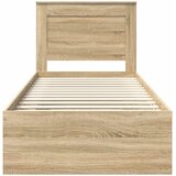  Krevetna konstrukcija s ladicama Sonoma hrast 75 x 190 cm | Shoptok.si