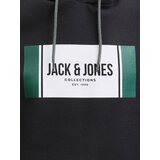 Jack & Jones Majica 'JJHAYATO' zelena / črna / bela | Shoptok.si
