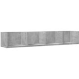 Furnova Stenska omarica betonsko siva 99x18x16,5 cm inženirski les, (21949601) | Shoptok.si