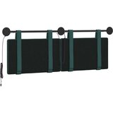  stensko vzglavje za posteljo, tekstil, 130 × 55 × 5cm, temno zelena, 3423912 | Shoptok.si