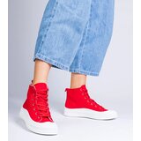 Gemre Red platform sneakers Guerrino | Shoptok.si
