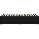 vidaXL Posteljni okvir črn 90x190 cm blago | Shoptok.si