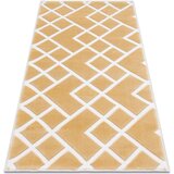 RugsX Preproge Preproga AKRIL VALS 3232 Geometrija prostorski 3D 70x140 cm Rumena | Shoptok.si