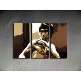  Ročno izdelana slika POP Art AL Bruce Lee 3-delna (POP ART) | Shoptok.si