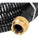  Usisno crijevo s mjedenim priključcima crno 1,1 " 3 m PVC | shoptok.hr
