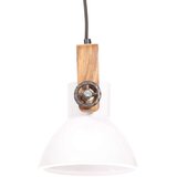  Industrijska viseća svjetiljka 25 W bijela okrugla 19 cm E27 | shoptok.hr