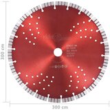  Dijamantni disk za rezanje s turbo segmentima i rupama 300 mm | shoptok.hr