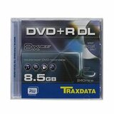  DVD+R DL, TRAXDATA,8,5 GB,8X,BOX 1 Cijene