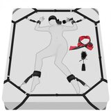SuperLove Bed Bondage Restraints Set Black Cijene