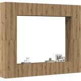  8-dijelni zidni TV ormarić Artisan hrast izrađen od drveta | Eponuda.com