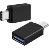 Adapter type-c muski na usb 3.0 crni Cene