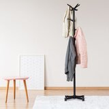 ModernHome Vješalica za Kapute 8+6 Kraka Crna | shoptok.hr
