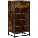 Maison Chic Stojalo za čevlje - Stojalo za obutev dimljen hrast 48x38x97,5 cm inženirski les, (21777651) | Shoptok.si