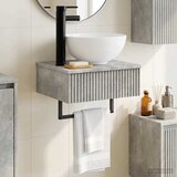  Zidni sudoper Betonska siva 40 x 35 x 39 cm Konstruirano drvo | shoptok.hr