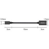 Yesido USB-C na USB-A OTG adapter GS01 crni | shoptok.hr