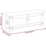 vidaXL Škrinja za Pohranu Mango Drvo | shoptok.hr